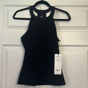 Alo Yoga Ribbed Insight Tank Size 4 Black